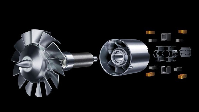 Компактный двигатель Dyson V9