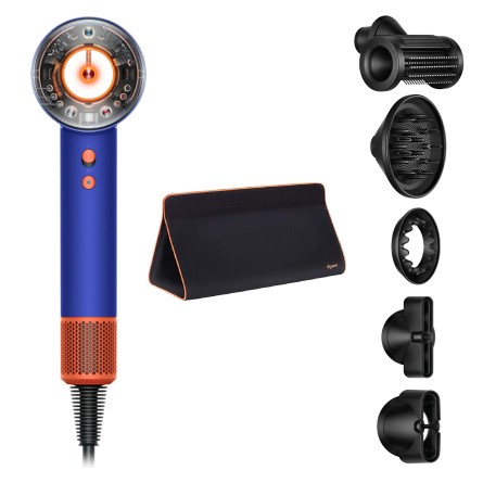 Фен Dyson HD16 Supersonic Vinca Blue Topaz Orange + чехол
