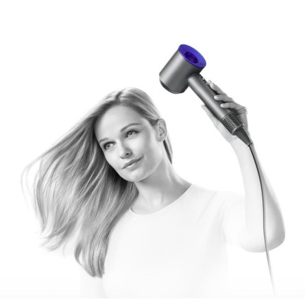 Фен Dyson Supersonic HD07 (черный/серебристый) с 5-ю насадками