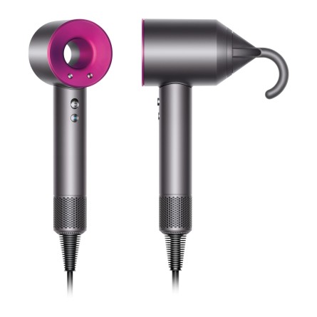 Фен Dyson Supersonic HD07 (фуксия) с 5-мя насадками и расческами