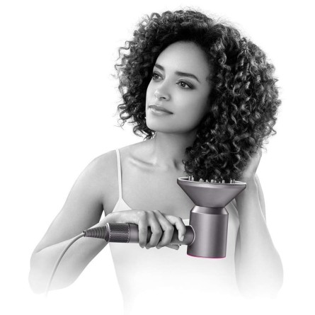 Фен Dyson Supersonic HD07 (фуксия) с 5-мя насадками и расческами