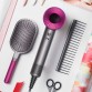 Фен Dyson Supersonic HD07 (фуксия) с 5-мя насадками и расческами