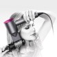 Фен Dyson Supersonic HD07 (фуксия) с расческами, 5-ю насадками в дорожном чехле