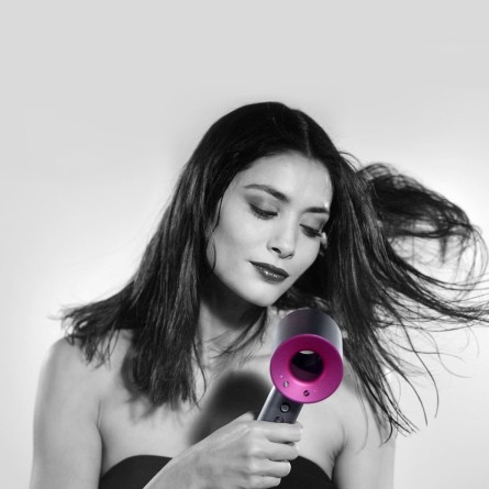 Фен Dyson Supersonic HD08 Vinca blue и Rosé в боксе с 5 насадками