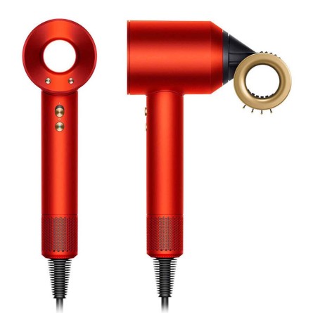 Фен Dyson Supersonic HD15 (Topaz Orange) с боксом и насадками