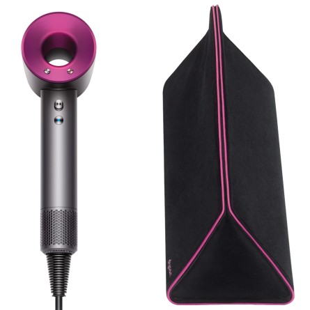Мягкий дорожный чехол для фена Dyson Supersonic HD07, HD08, HD15 и HD16 цвет (фуксия)